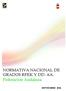 NORMATIVA NACIONAL DE GRADOS RFEK Y DD. AA. Federación Andaluza