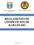 REGLAMENTO DE COMPETICION DE KARATE-DO