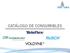 CATÁLOGO DE CONSUMIBLES