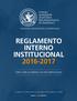 REGLAMENTO INTERNO INSTITUCIONAL