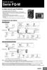 EtherCAT maestro. Controlador de automatización Controlador serie NJ. Cables EtherCAT FQ-M (RJ45/M12) Cables EtherCAT FQ-M