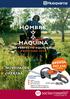 Sopladores 3. Desbrozadoras 4. Cortasetos 8. Cortacésped 10. Motocultores 12. Motobombas 12. Generadores 13. Motosierras 14