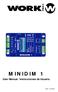 MINIDIM 1. User Manual / Instrucciones de Usuario. Rev
