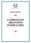 CAMPEONATO ARGENTINO INTERCLUBES