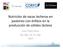 Nutrición de vacas lecheras en pastoreo con énfasis en la producción de sólidos lácteos. Juan Pablo Keim Ing. Agr., Dr. Cs.Agr.