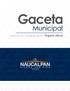 Presentación Gaceta Municipal, C. Edgar Armando Olvera Higuera