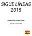 Competición de sigue líneas A Coruña, 7 de noviembre
