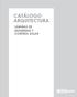 CATÁLOGO ARQUITECTURA LÁMINAS DE SEGURIDAD Y CONTROL SOLAR