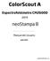 ColorScout A. neostampa 8. Espectrofotómetro CM2600D. para. Manual del Usuario. Julio Inèdit Software, S.L.