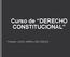 Curso de DERECHO CONSTITUCIONAL. Profesor: LUIS A. MARILL DEL ÁGUILA