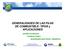 GENERALIDADES DE LAS PILAS DE COMBUSTIBLE: TIPOS y APLICACIONES