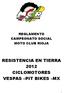 REGLAMENTO CAMPEONATO SOCIAL MOTO CLUB RIOJA RESISTENCIA EN TIERRA 2012 CICLOMOTORES VESPAS PIT BIKES MX