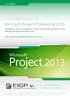 Curso Avanzado en Microsoft Project Professional 2013
