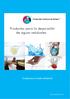Productos para la depuración de aguas residuales