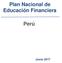 Plan Nacional de Educación Financiera. Perú