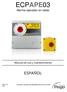 ECPAPE03 ESPAÑOL. Alarma operador en celda. Manual de uso y mantenimiento REV ESP ELECTRICAL BOARDS FOR REFRIGERATING INSTALLATIONS