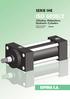 SERIE IHE ISO 6020/2 ESPERIA S.A. Cilindros Hidraúlicos Hydraulic Cylinders Presión de trabajo Working Pressure. 160 bar