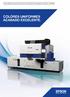 Prensa digital de inyección de tinta para impresión de etiquetas SurePress L-6034VW COLORES UNIFORMES ACABADO EXCELENTE.