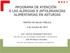 PROGRAMA DE ATENCIÓN A LAS ALERGIAS E INTOLERANCIAS ALIMENTARIAS EN ASTURIAS