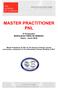 MASTER PRACTITIONER PNL