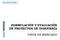 FORMULACIÓN Y EVALUACIÓN DE PROYECTOS DE INGENIERÍA