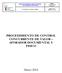 PROCEDIMIENTO DE CONTROL CONCURRENTE DE VALOR AFORADOR DOCUMENTAL Y FISICO