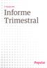 1 er Trimestre 2015 Informe Trimestral