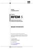 Versión noviembre de 2012 RFEM 5. Cálculo de estructuras por el método de los elementos finitos. Ejemplo introductorio