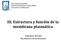 III. Estructura y función de la membrana plasmática