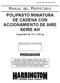 MANUAL del PROPIETARIO POLIPASTO MINIATURA DE CADENA CON ACCIONAMIENTO DE AIRE SERIE AH