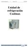 Unidad de refrigeración 1 Versión Unidad de refrigeración Coolmax