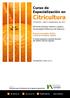 Citricultura. Curso de Especialización en. Subvencionable 100% a través de la Fundación Tripartita. 2ª Edición Abril a Septiembre de 2017