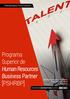 Programa Superior de Human Resources Business Partner [PSHRBP]