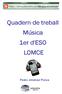 Quadern de treball Música 1er d'eso LOMCE