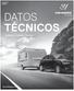 2016/2017 Español DATOS TÉCNICOS. Caravanas // CaraOne / CaraTwo.