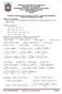 6 P x Q x. ( ). ( ). R( x ) 5 ( ). 9 ( ) + 6) 7x y. Q x x x x CIU I) Dados los polinomios: 3 2