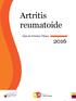 Artritis reumatoide. Guía de Práctica Clínica 2016