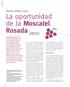 Selección sanitaria y clonal La oportunidad de la Moscatel Rosada