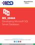 MS_20464 Developing Microsoft SQL Server Databases