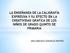 LA ENSEÑANZA DE LA CALIGRAFÍA EXPRESIVA Y SU EFECTO EN LA CREATIVIDAD GRAFICA DE LOS NIÑOS DE GRADO QUINTO DE PRIMARIA ANA GRACIELA GONZALEZ MONTES