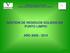 MUNICIPALIDAD DE VITACURA DIRECCION DE MEDIO AMBIENTE, ASEO Y ORNATO GESTION DE RESIDUOS SOLIDOS EN PUNTO LIMPIO AÑO
