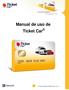 Manual de uso de Ticket Car