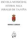 ESCUELA MUNICIPAL FÚTBOL SALA PERALES DE TAJUÑA NORMAS Y CONSEJOS