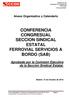 CONFERENCIA CONGRESUAL SECCION SINDICAL ESTATAL FERROVIAL SERVICIOS A BORDO (SAB)