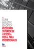 Ie Law Executive education PROGRAMA SUPERIOR de ASESORIA FISCAL PARA PROFESIONALES