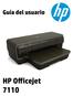 HP Officejet 7110 formato ancho. Guía del Usuario
