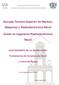 Escuela Técnica Superior de Náutica, Máquinas y Radioelectrónica Naval. Grado en Ingeniería Radioelectrónica. Naval