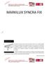 MARKILUX SYNCRA FIX. markilux Syncra fix