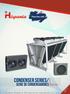 CONDENSER SERIES/ SERIE DE CONDENSADORES 50 Hz. Taizhou Hispania Refrigeration Equipment Co., Ltd.