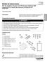 Boletín de instrucciones Kit de zapatas de paso de 400 A para tableros NF Instalación en un tablero de alumbrado y distribución NF Clase 1670